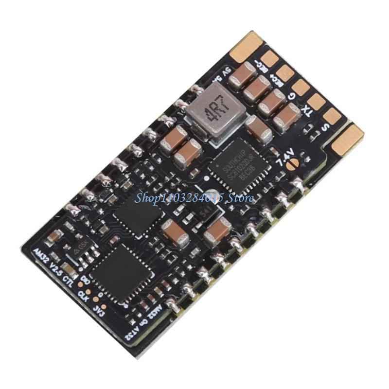 R6FF Brushless AM32 ESC V2.5 85A Transient Current 2-7S Input for Drones & Remote Model Aircraft with 32-bit Control