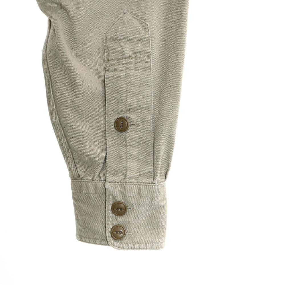 RRL 90-е Красная 3 Звезды Инициальная бирка Старая Рабочая рубашка с длинным рукавом M RALPH LAUREN Мужская Б/У