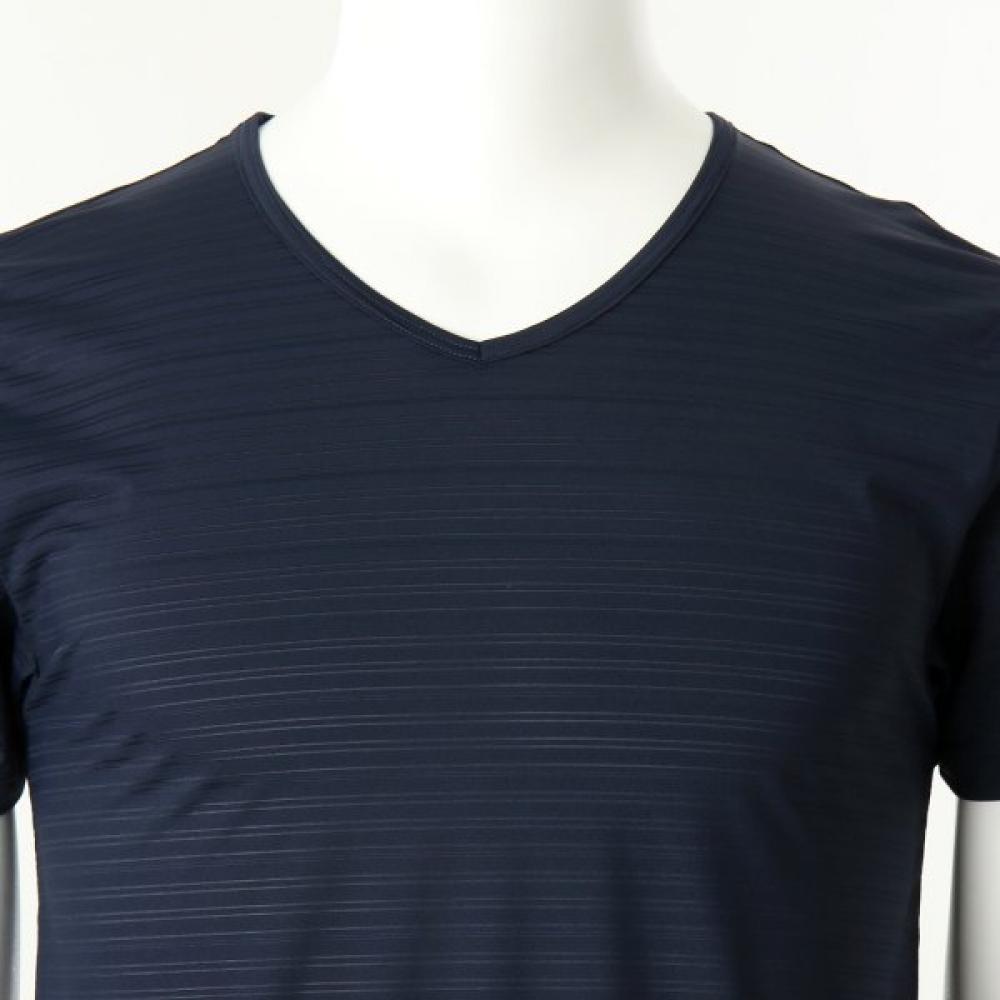 VenuS Men S Functional Nylon Spandex Stripe 3 4 running[vmvS068a]