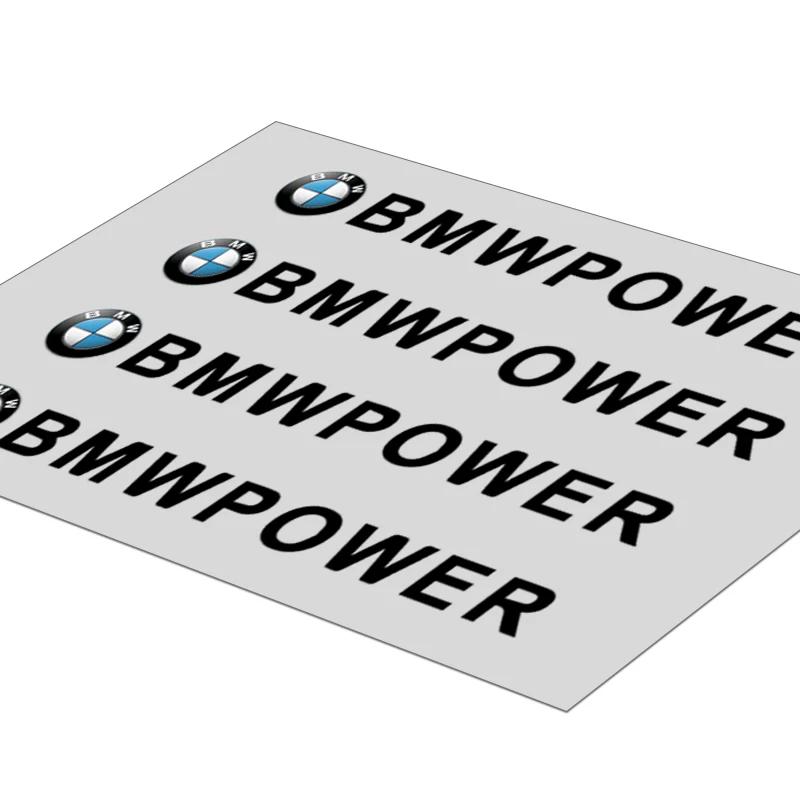 4 шт. наклейки на дверные ручки автомобиля, наклейки на шины и зеркала заднего вида для BMW F30 F10 E90 F20 E46 E60 E70 E39 E36 E87 E28 X3 X4 X7 E92 E91