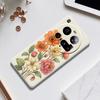 For Xiaomi 15 Ultra Case Beautiful Flowers Pattern Printing Straight Edge TPU Phone Back Cover
