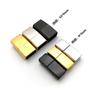 Magnetic Square Hole Cast Clasp for Leather Cord Bracelet - 316 Stainless Steel Titanium Jewelry Accessory