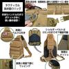 FUPUTWO Tactical Crossbody Military Shoulder Large Capacity Bag, Waterproof, (Black)