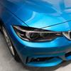 2 шт. ABS глянцевые злые фары брови веко для BMW 4 серии F32 F33 F36 M4 420d 420i 425d 430i 435i 440i 2013- тюнинг