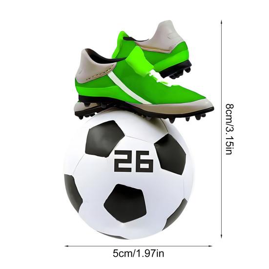 Рождественское украшение Футбольный дизайн Легко повесить Декоративный праздничный кулон с узором на праздничную тему Домашний декор