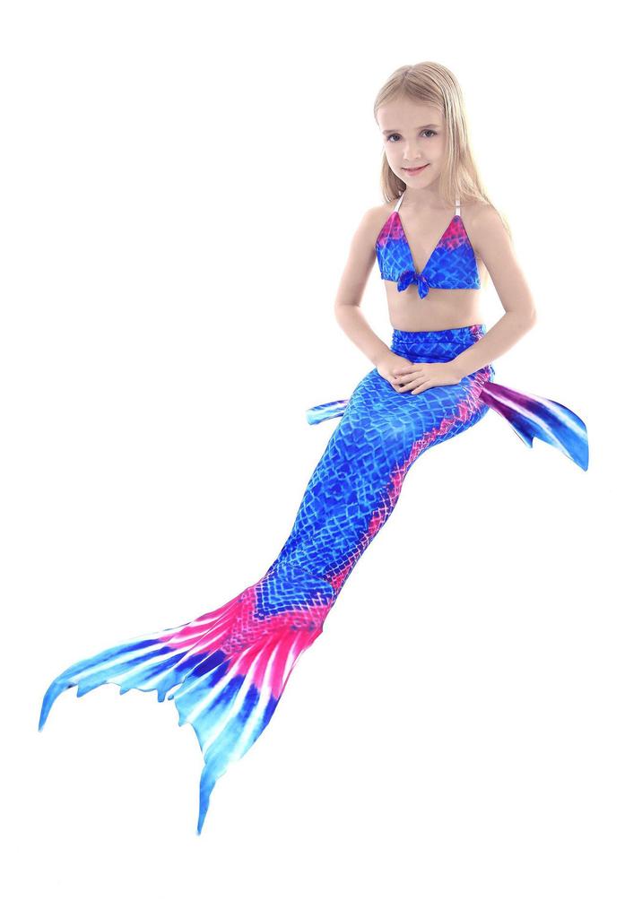 2025 Kids' Mermaid Tail Swimsuit Costume Bikini