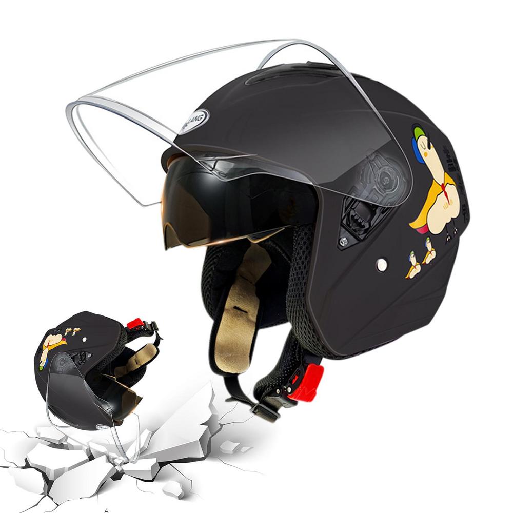 Каска для езды на велосипеде Каска для защиты головы Электрические принадлежности для мотоциклов Защитные шлемы для езды на велосипеде 3/4 Открытый головной убор для мужчин