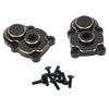 2PCS RC Front Rear Portal Axle Door Side Gear Cup Cover RC Front Rear Axle Parts for FMS 124 FCX24