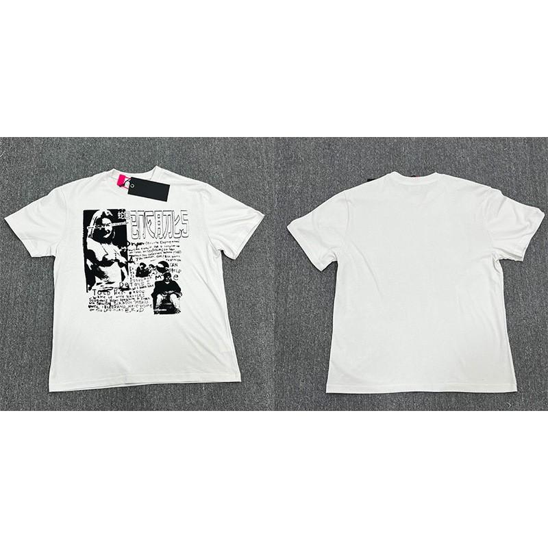 ERD Vintage Graphic T-Shirt Men Women 230g Cotton Loose Fit Short Sleeve Tee