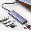 Ugreen CM511 Профессиональный многопортовый USB-C хаб: HDMI, 3 порта USB-A 3.0, Кардридер SD/TF - Серый