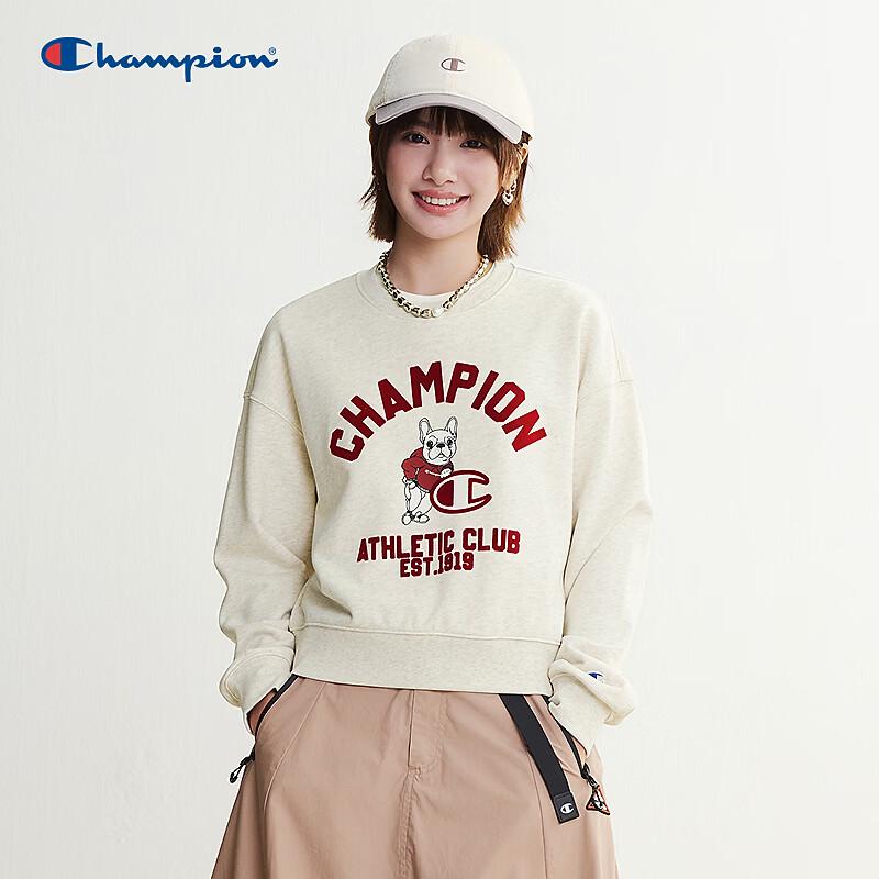 Champion Женская толстовка с принтом щенков