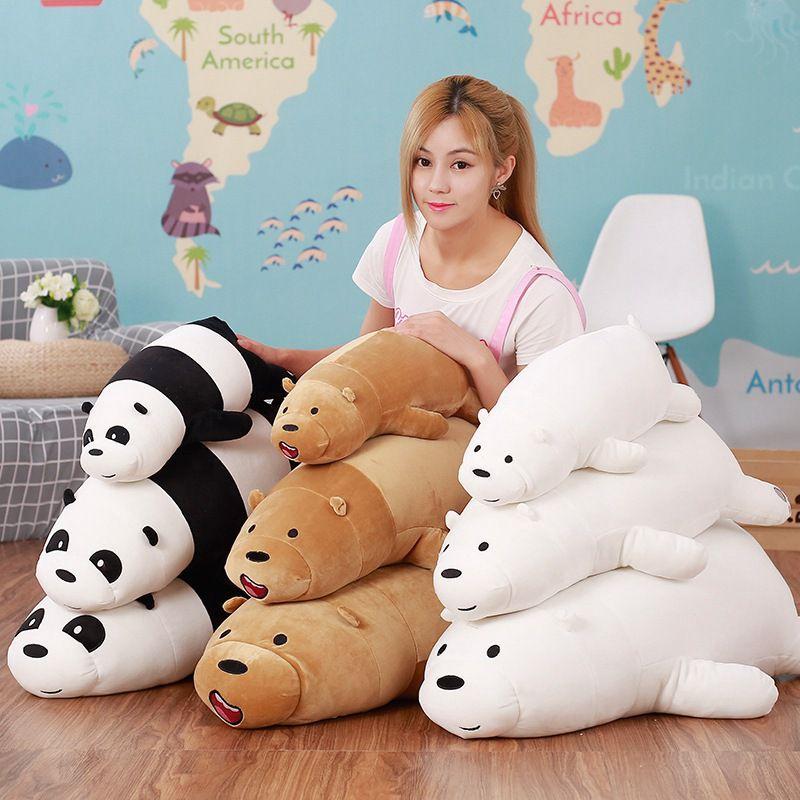 Cute And Cuddly 80cm We Bare Bears Plush Toy Doll Perfect For Home Decor And Snuggles