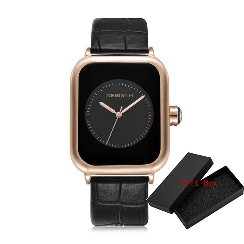 Rebirth Sell Fashion Women Silicone Japan Movement Quartz Wrist Watch For Ladies Waterproof Female Clock Watches