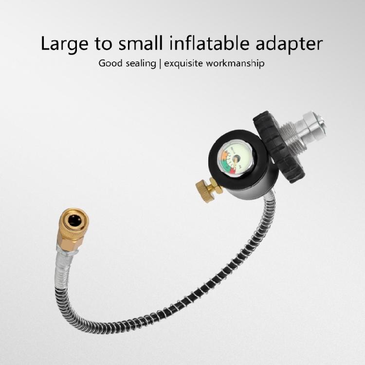 Адаптер для заправки баллонов 5/8 дюйма DIN Заправочная станция для баллонов для акваланга Большой газовый баллон к маленькому баллону