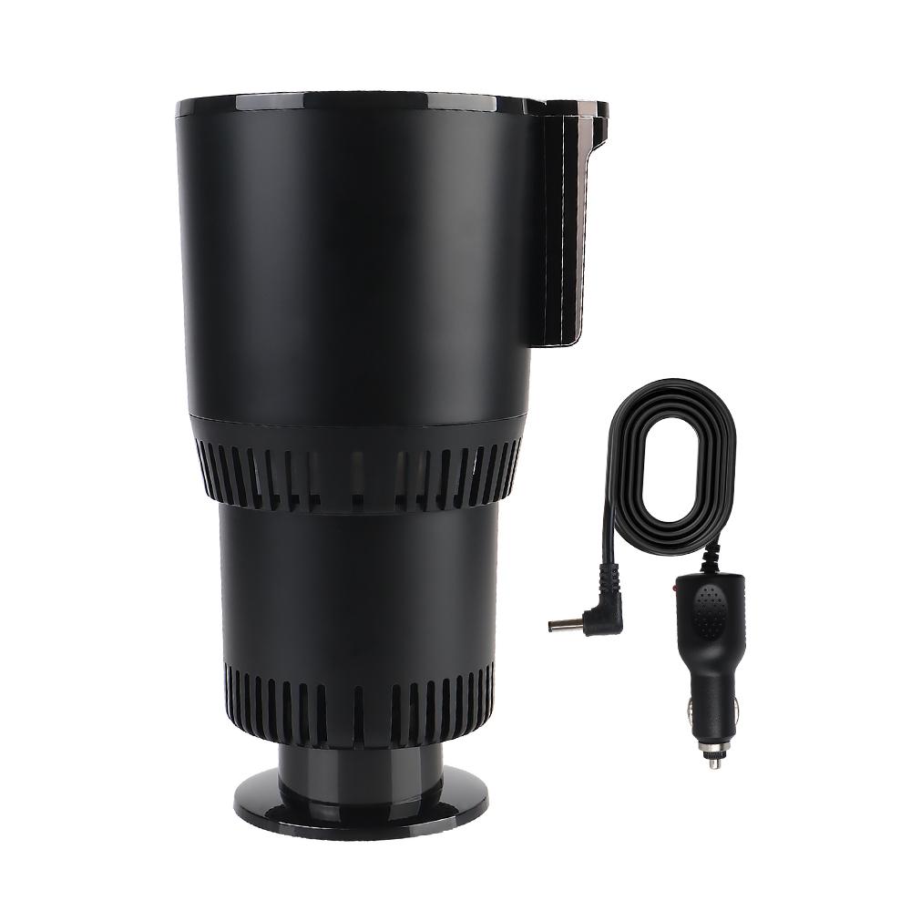 Автомобильный охлаждающий подогревающий подстаканник Подогреватель для воды Бутылка DC 12V Сохранение тепла Умная чашка Отображение температуры Охлаждающий чайник