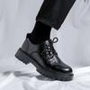 Мужские туфли-оксфорды Slip on, модные деловые туфли для мужчин, 2024, новые классические кожаные туфли для мужчин, мужская обувь