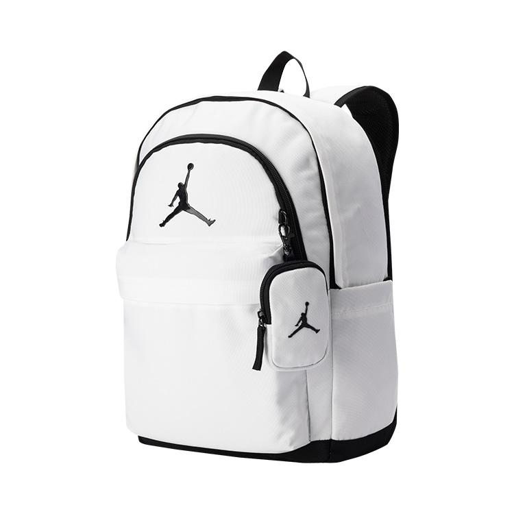 New Jordan Polyester Backpack Unisex White JD2513167GS-004