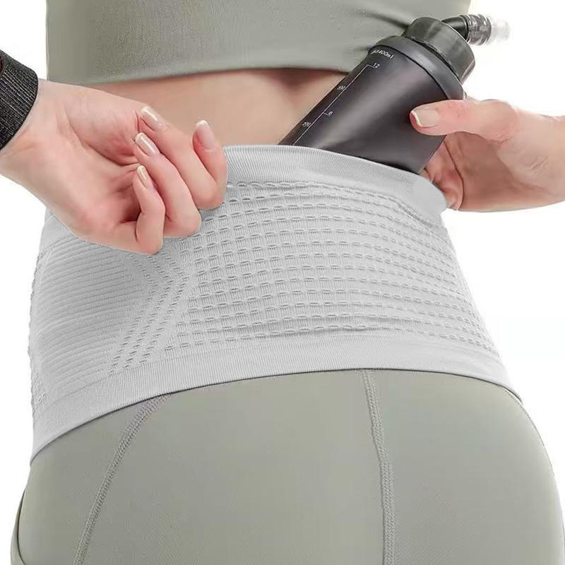 Многофункциональная трикотажная дышащая скрытая поясная сумка с регулируемым ремнем для бега, поясная сумка для бега с большой вместимостью, поясные сумки для бега