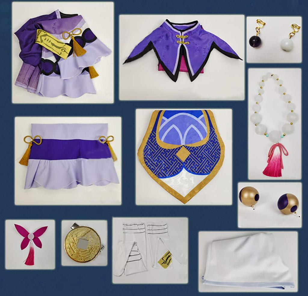 Genshin Impact Qiqi Cosplay Costume Not Lu Liyue Port Open World Nana [Milky Time]