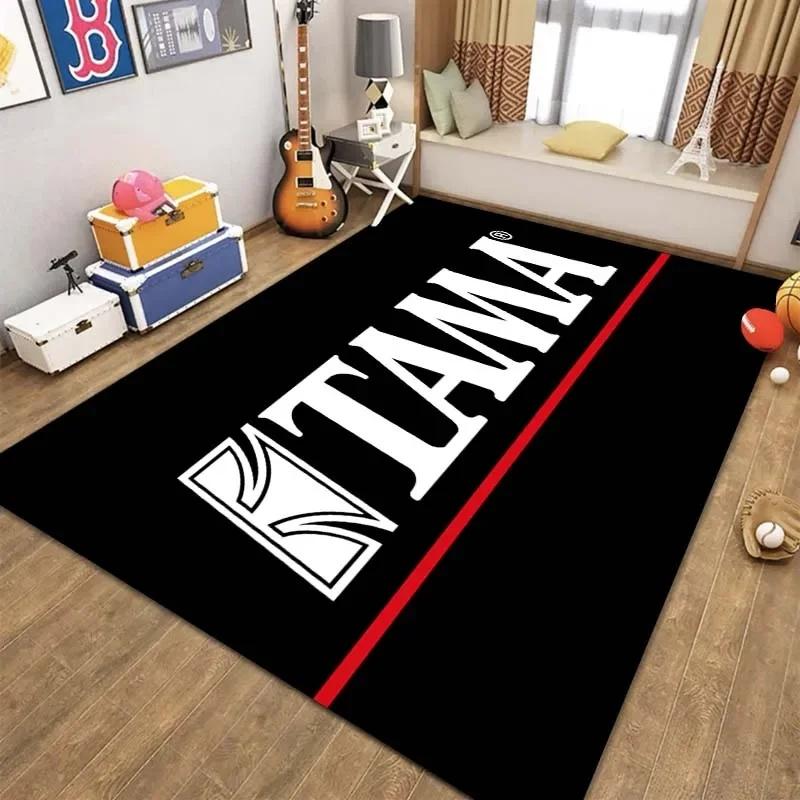 Ковер с принтом барабанов T-TAMA Уникальный музыкальный ковер для декора дома Джазовый Электронный барабан-Тематический