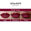 Nykaa All Day Matte Waterproof, Transfer Proof, Mask Proof, 12H Liquid Lipstick - Bride Crew