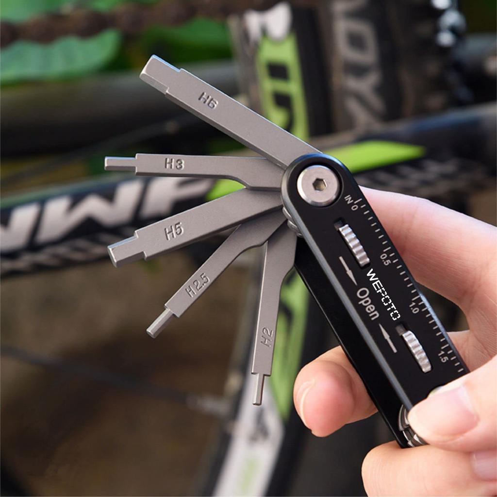 10 в 1 портативный многофункциональный складной набор инструментов EDC с отверткой и шестигранным ключом-1015