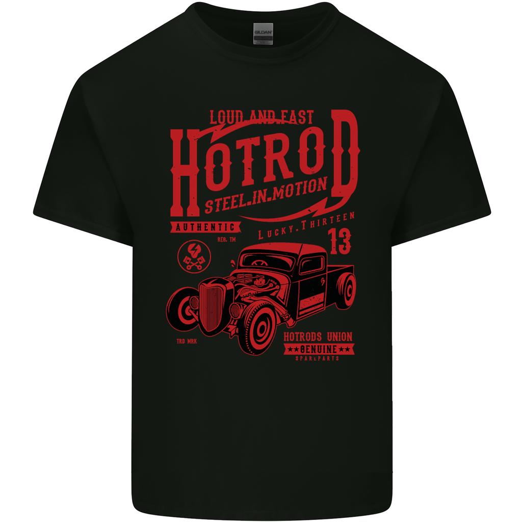 Hotrod Steel in Motion Hot Rod Dragster Car Unisexs Light Cotton TShirt