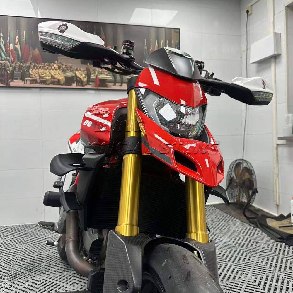 Для DUCATI Hypermotard 950 Боковые накладки Боковые спойлеры ПЕРЕДНИЕ СПОЙЛЕРЫ Hypermotard 950 SP RVE 2019-2024 Аэродинамические элементы