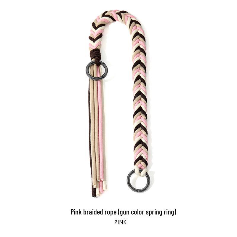 SP-109: Versatile Hand-Woven Shoulder Straps with Creative Contrasting Colors, Ideal for Bags and Single Shoulder Styles.