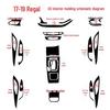 17-21 Regal Carbon Fiber Gear Shift Console Stickers for Interior Decoration