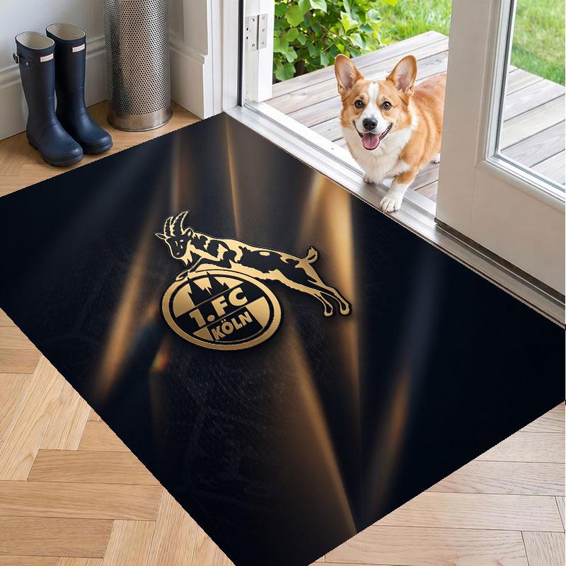 Soft Floor Carpet FC Köln Pattern Area Rug Decorative Mat For Home Room Decoration