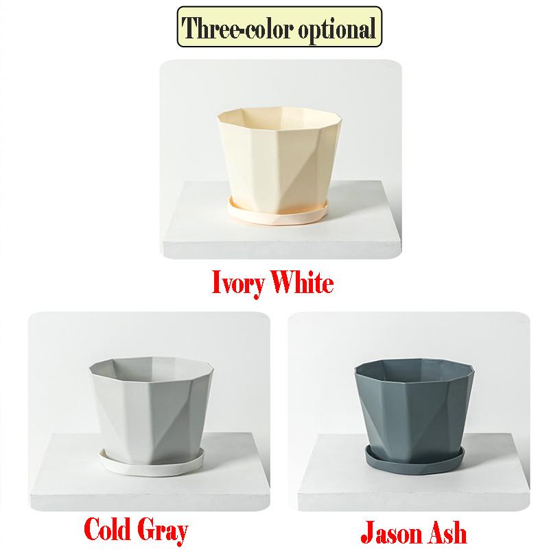 Утолщенный Скандинавский Простой Популярный в Интернете Креативный Смоляной Горшок для Мясистых Растений с Зелеными Растениями