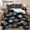 Vintage HarleyDavidson American Flag Bedding(1 * duvet cover + 2 * pillowcase, without core) Bedding set Christmas birthday gift Soft and comfortable