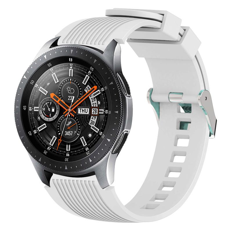 Силиконовый ремешок 20 мм 22 мм для Samsung Galaxy Watch 7 6 5 4 40 мм 44 мм Watch 6 Classic 47 мм 43 мм/Huawei Watch 46 мм/Amazfit GTR/GTS 4