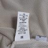 Coach Signature Pattern High Neck Fleece Boa Jacket Ivory Size S Mens