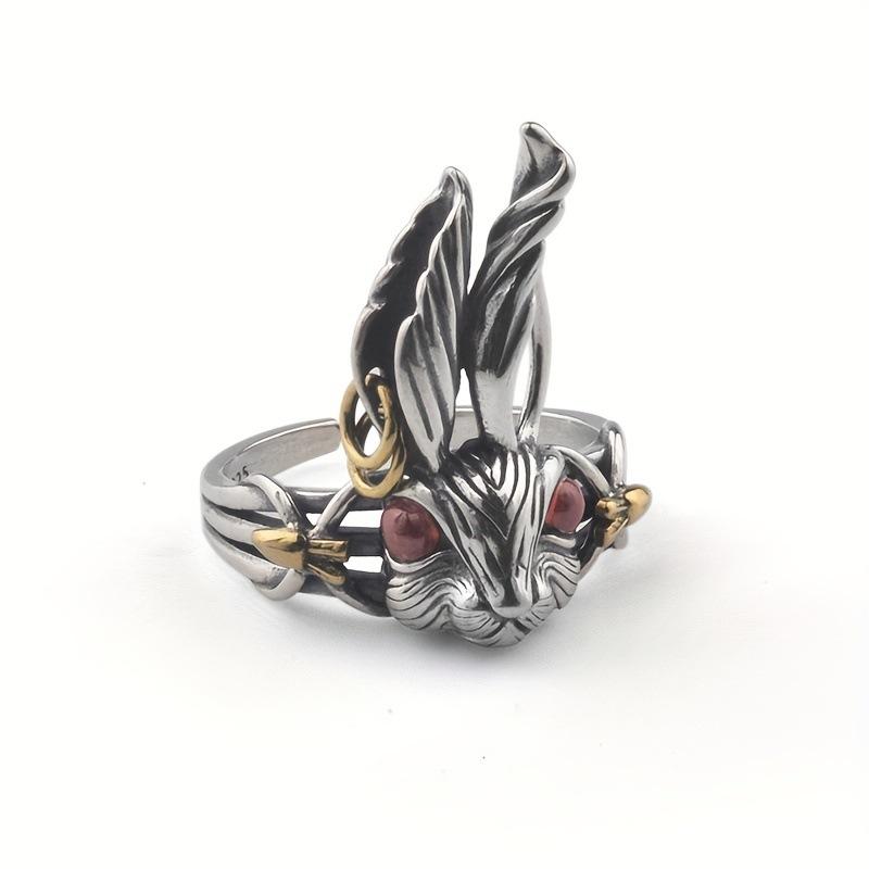 Retro Rabbit Ring Fashion Trend New Style