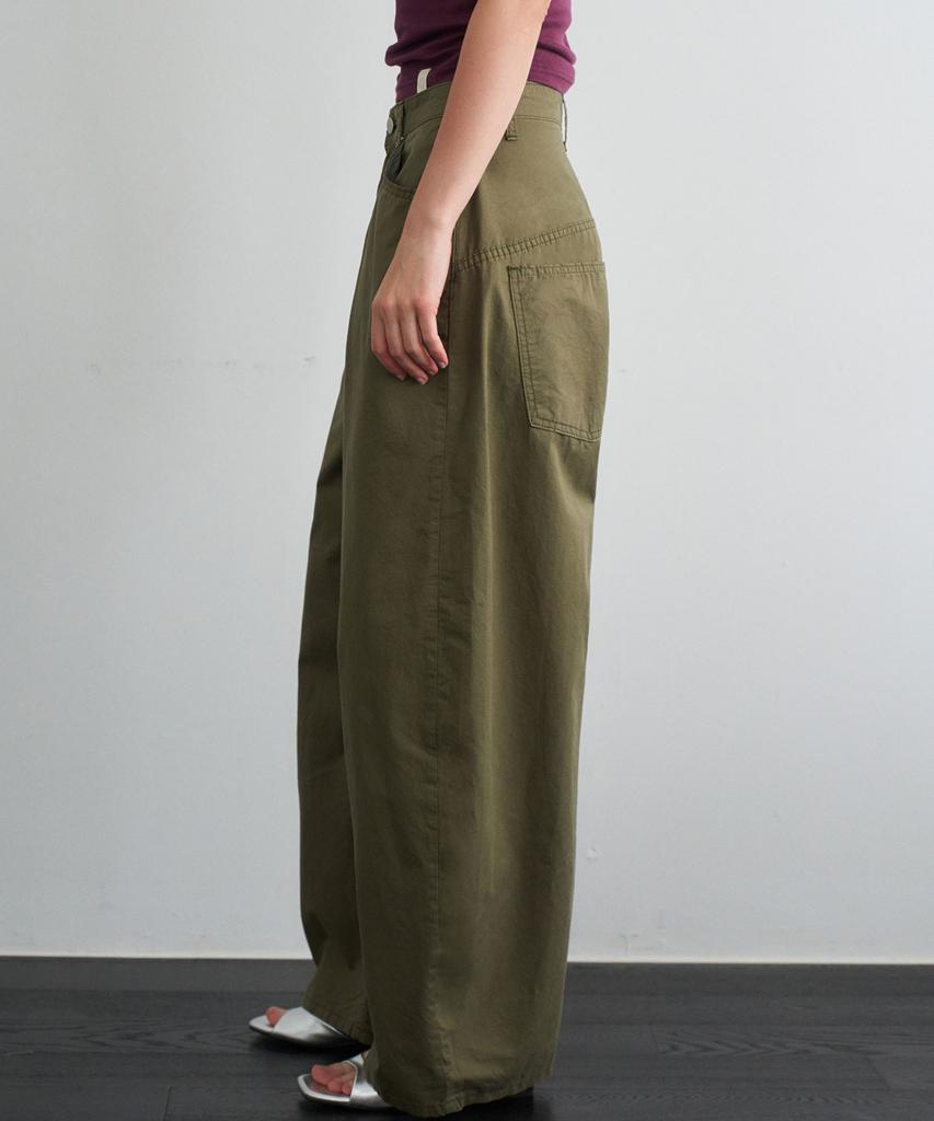 HAINT Vellon Crinkle Balloon Pants 3Col_Khaki