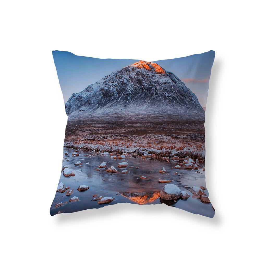 Извержение вулкана, лава, пейзаж, наволочка, декоративная наволочка для дивана, наволочка на подушку для стула, эстетика комнаты, домашний декор