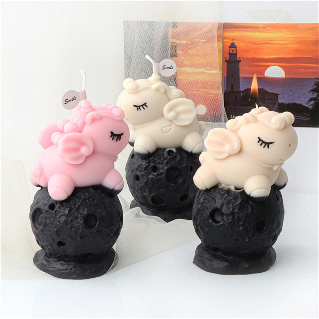 Animal Candle Mold Resin Casting Silicone Mold for DIY Candle Soap Plaster Ornament Cake Fondant Decoration