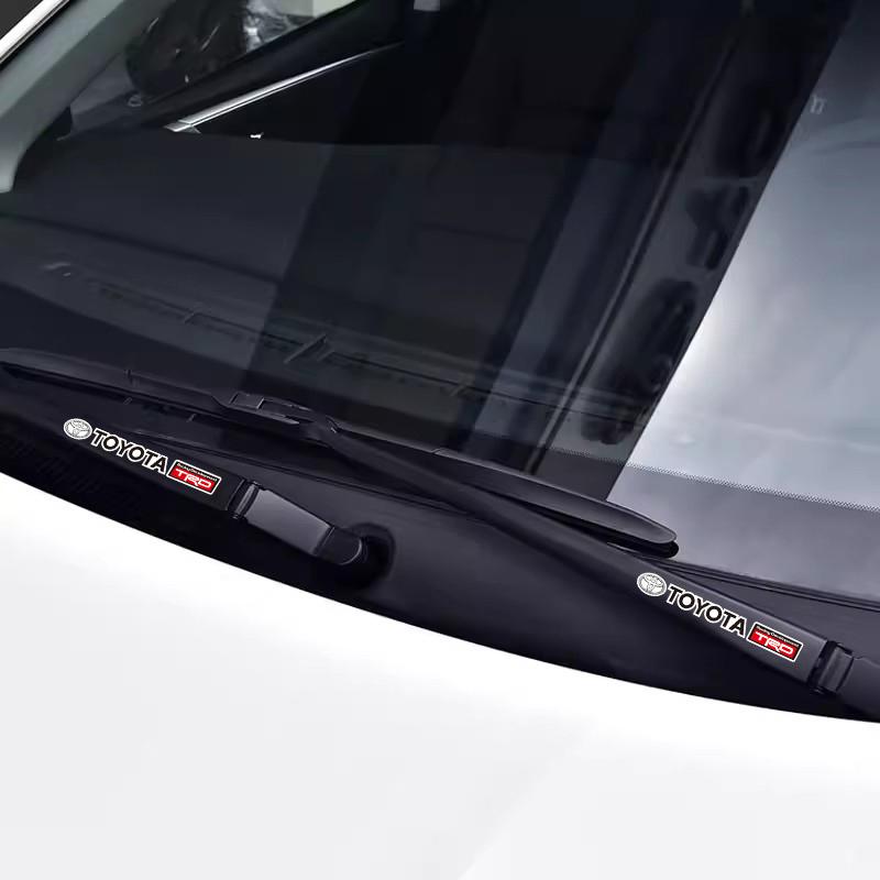 4Pcs Car Emblem Decoration Stickers Decals For Toyota 86 Mirai Supra Prado Alphard Crown Vellfire Sequoia Venza Avalon Prius CHR WY0 lbkr9