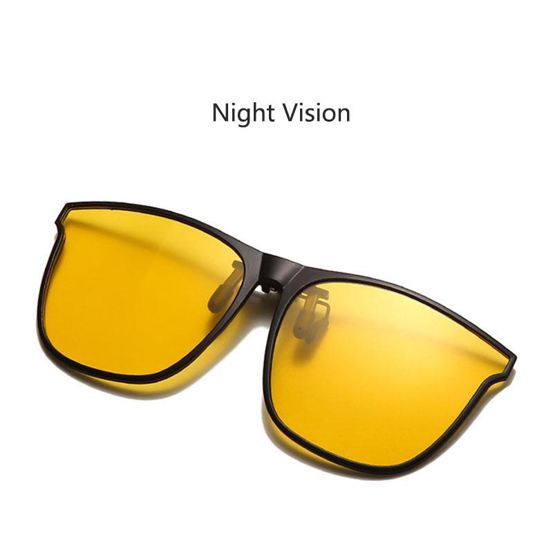 Мужские и женские пристегивающиеся унисекс ультралегкие флип-стиль поляризованные очки для водителей фотохромные солнцезащитные очки