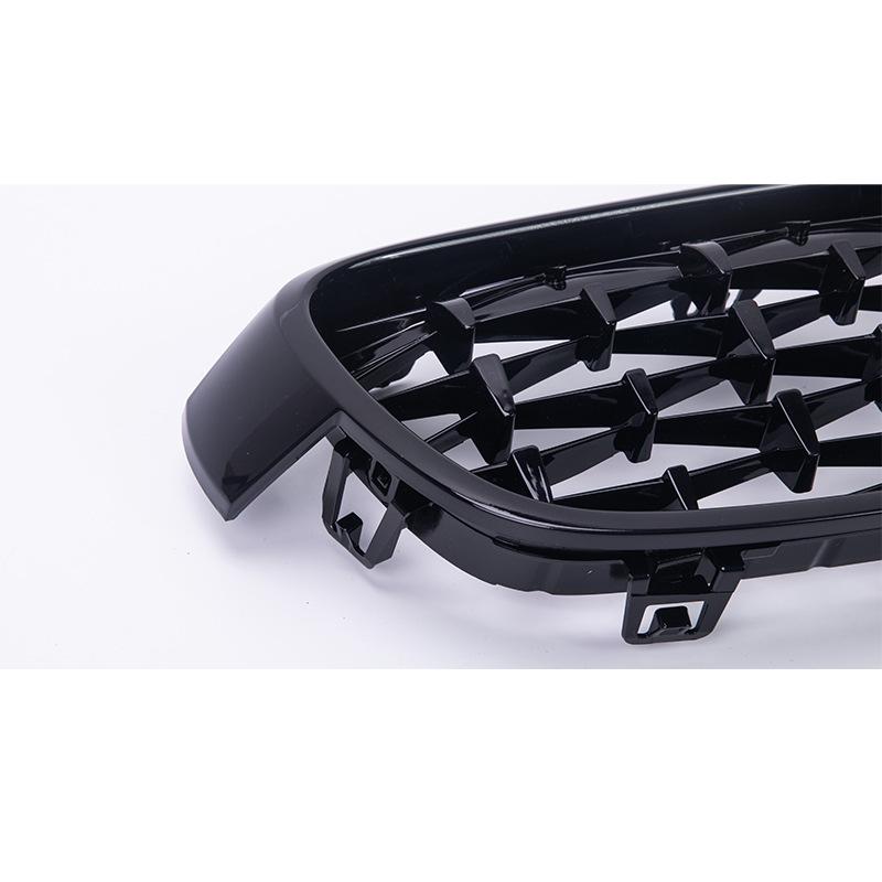 Решетка радиатора Diamond Front Bumper Kidney Grille Double Slat Racing Sport для BMW 3 серии F30 F31 F35 2011-19 Автомобильные аксессуары