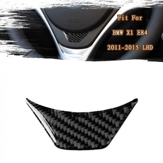 New Carbon Fiber Car Inner Steering Wheel Panel Trim Cover For BMW X1 E84 11-15