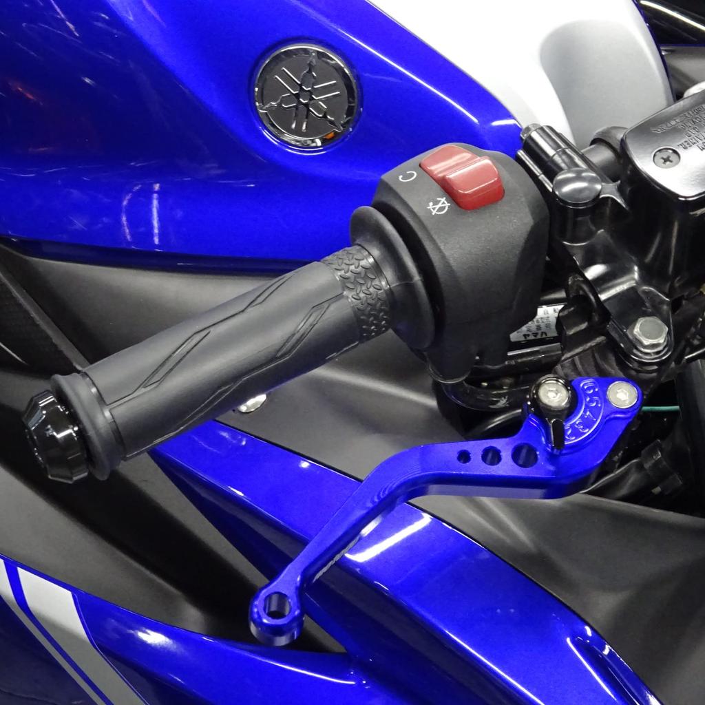 Y11m1 Черный матовый рычаг тормоза сцепления Yamaha 6 уровней регулировки короткий подходит для (красный) YZF-R25 YZF-R3 MT-25 MT-03 и т.д.