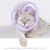 Pet Collar Adjustable Soft Cat Recovery Collar Comfortable Breathable Pet Cone Collar for Post-Surgery