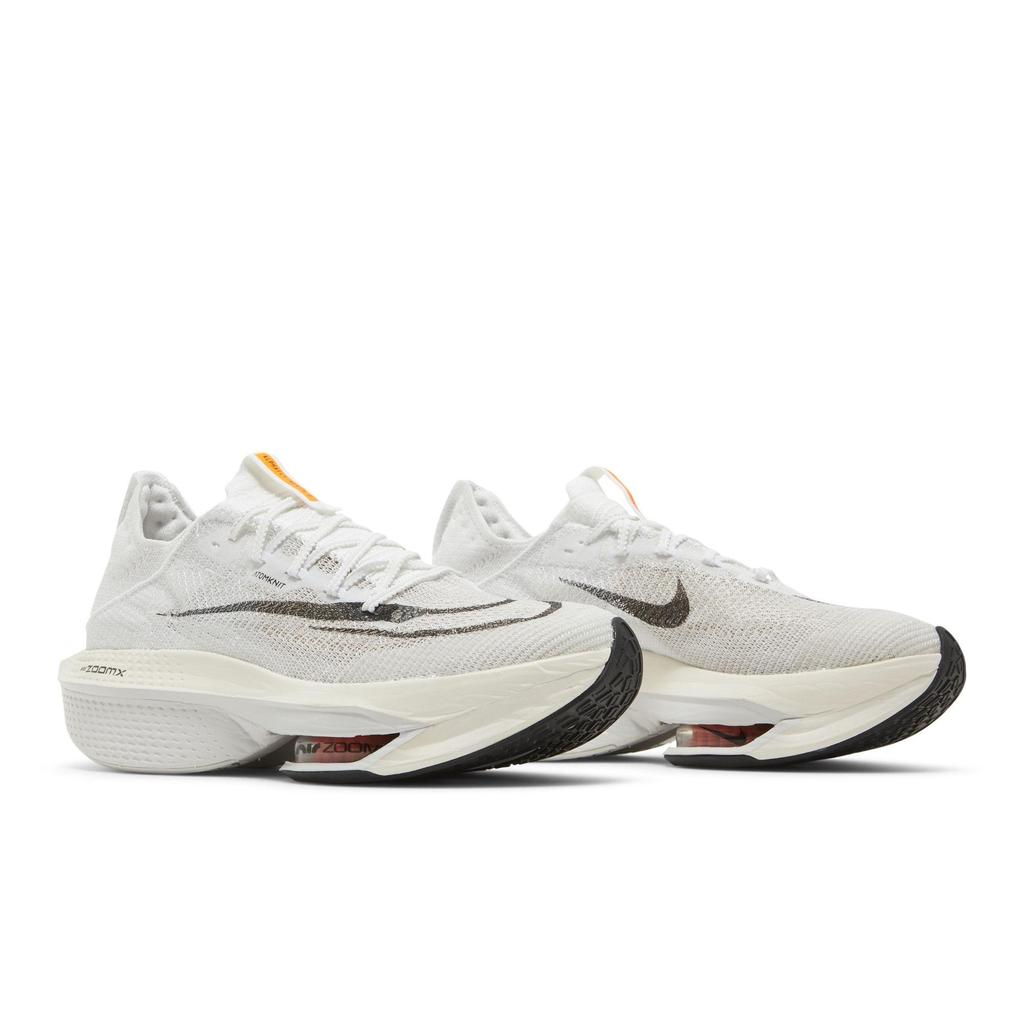 Nike Air Zoom Alphafly NEXT% 2 'Prototype' (Unisex) White / Total Orange / Black Running Shoes DJ6206 100