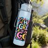 1PC How Great Thou Art Faith Print 750ml Color Plastic Sports Water Bottle Leakproof Flip Straw Lid Suitable for Sports Office Home Use