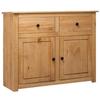 VidaXL Buffet 93x40x80 Cm Solid Pine Assortment Panama 282697