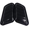 2x Gloss Air Flow Intake Scoop Hood Bonnet Vent Front Engine Cover Décor Sticker