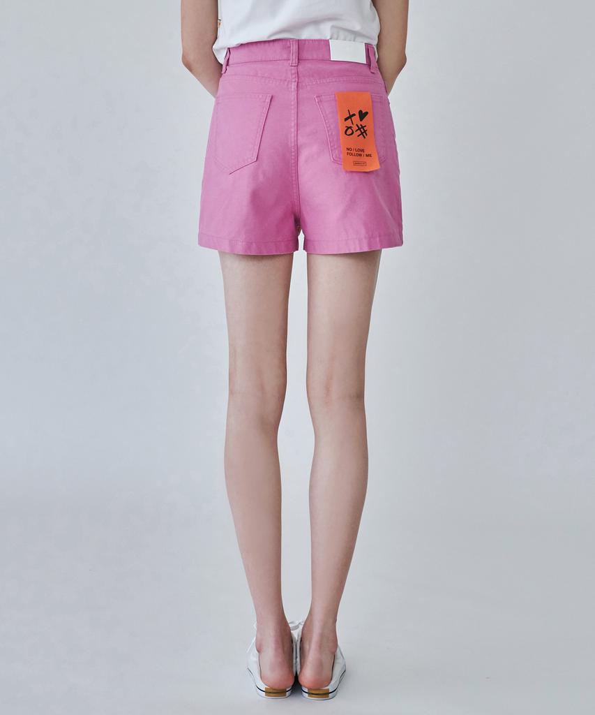 PANDORAFIT [Short] Watery Jeans Pink